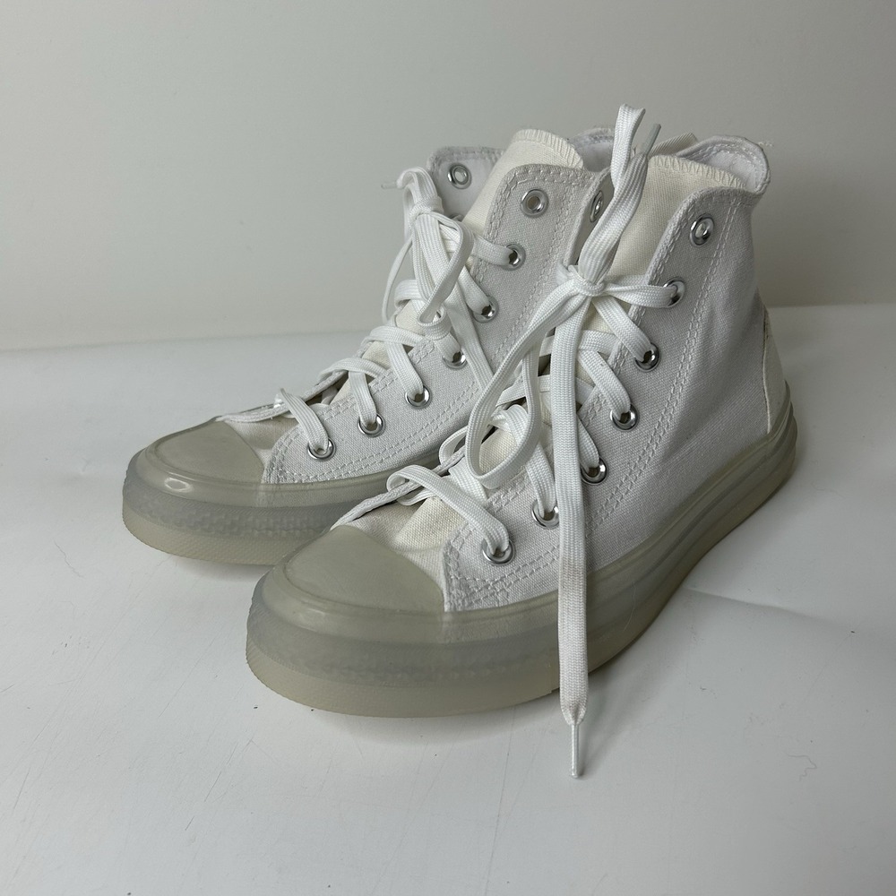 Converse Chuck Taylor All Star CX Stretch Womens 7.5 White High Top Sneakers